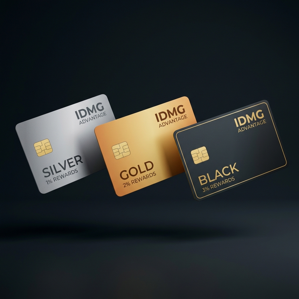 IDMG Advantage Cards Mockup